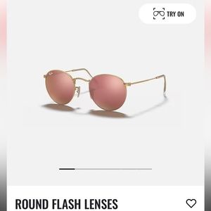 Pink ray ban sunglasses!!